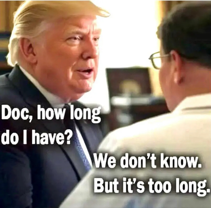 Donald Trump has been in hiding for six days. Rumors are swirling that he is ill. What do you think he has?