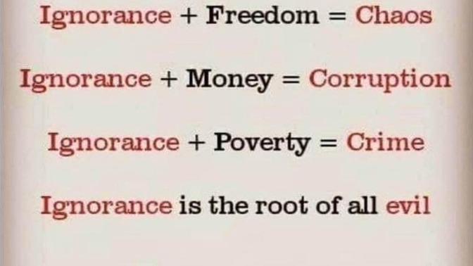 Is it this simple? Public education? Trades apprenticeship? Military? Job training? University? Mores? Ethics? Theology? WHAT IS "EDUCATION"?