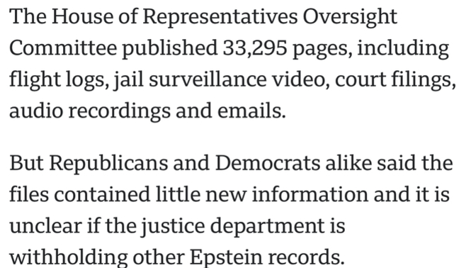 Who wants to see NEW and ALL information on Jeffery Epstein released regardless who may or may not be in it today?