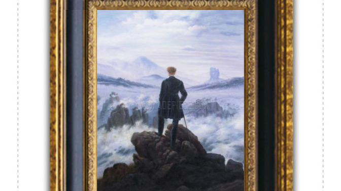 Think this art recreation would look good on this wall?