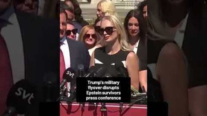 Trump has jets fly over DC while Epstein victims were speaking to drown them out. He is sooo desperate to not have the files released. your thoughts?
