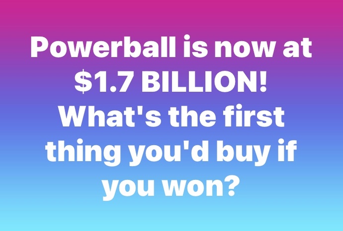 What would you do with the money?