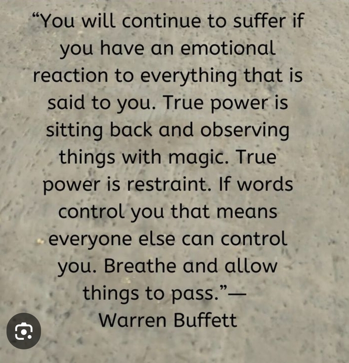 Anyone else think "The world owes you nothing." sounds abusive?