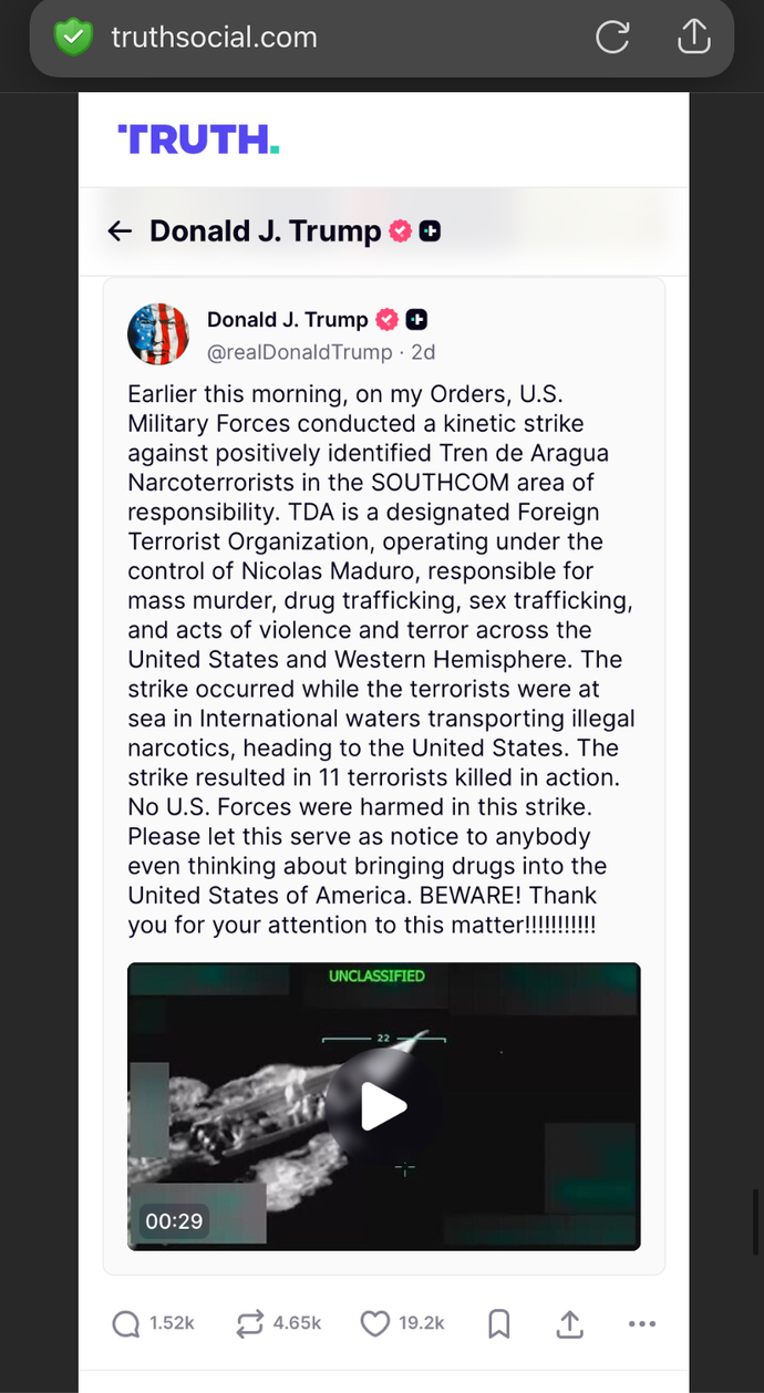 Where is the proof? You abduct US citizens without warrants or probable cause.