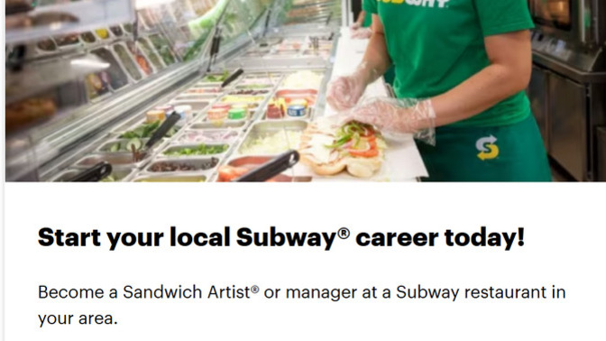 Is there something disingenuous going on when Subway corporate calls their employees "Sandwich Artists"?