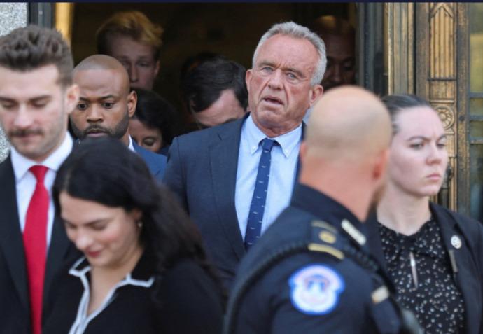 Isnt it bad that RFK, Jr.s family is asking him to step down calling him a threat to Americans?