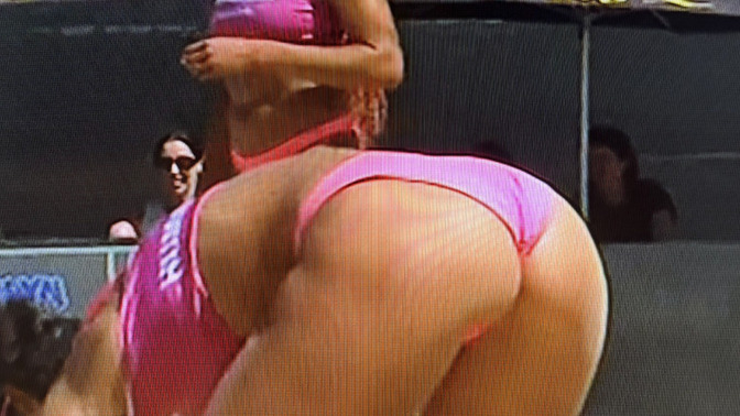 Guys, what do you like about womens beach volleyball?