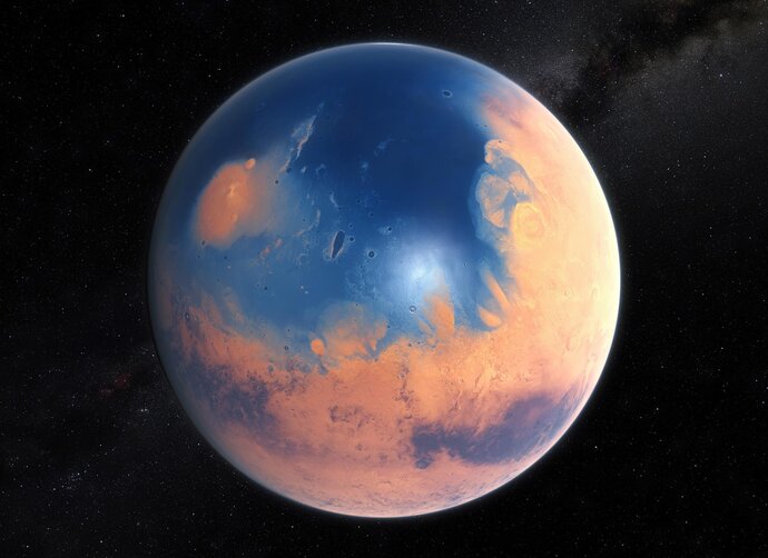 What do you think Mars looked like in the ancient past?