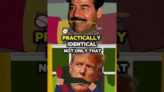 Do you think that in South Park, Donald Trump is Saddam Hussein in disguise?
