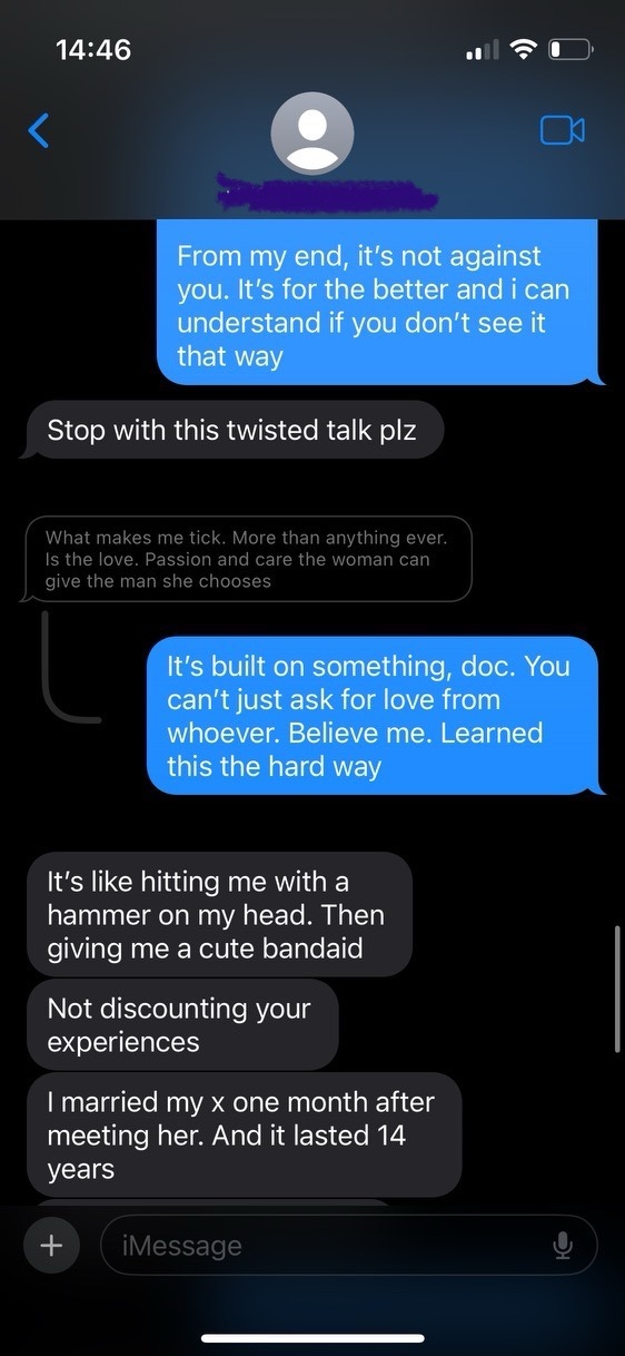 Can you give me feedback on an online dating interaction?
