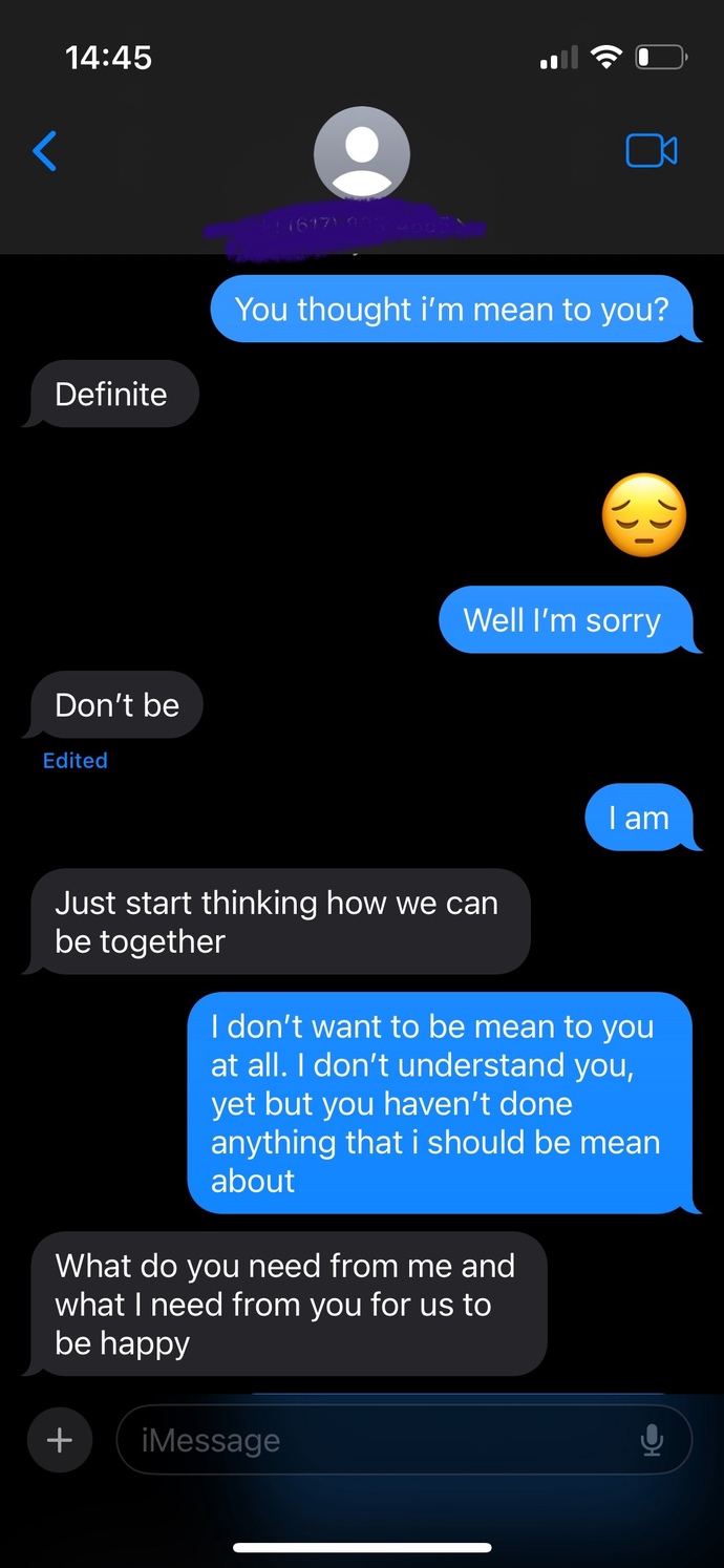Can you give me feedback on an online dating interaction?