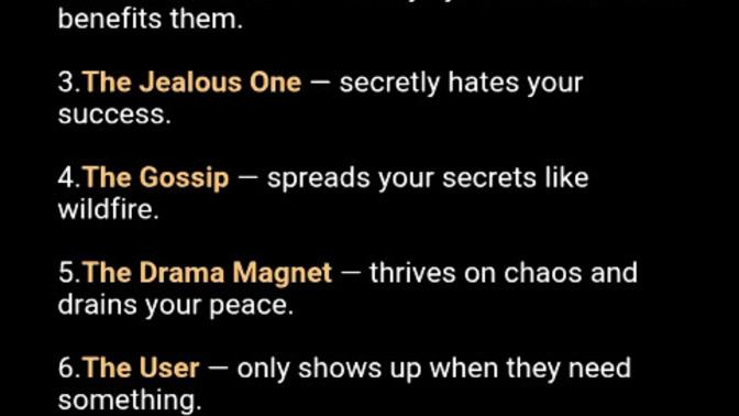 What kind of people do you find that you can't be friends with?
