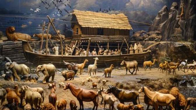 How did Noah fit all those animals and their specific diets onto the Ark?