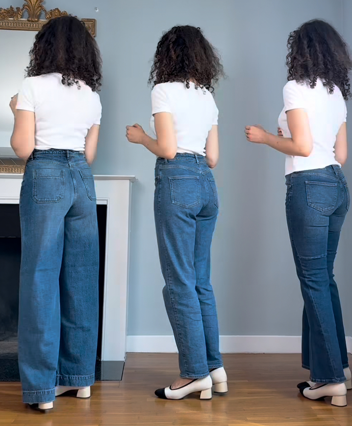 Which pants look more flattering?