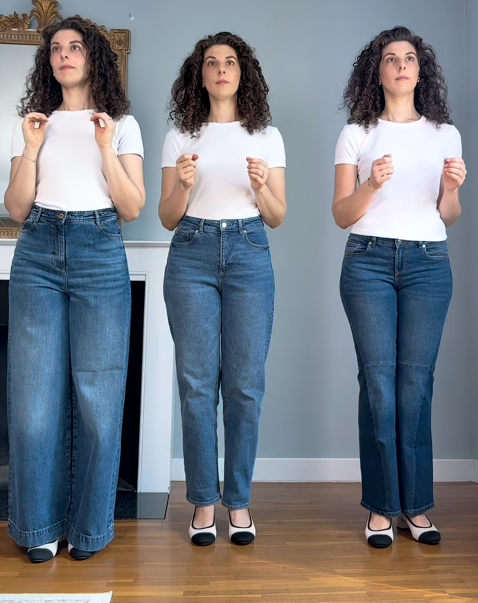 Which pants look more flattering?