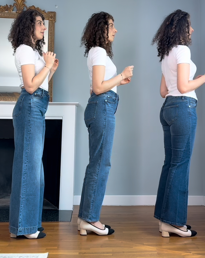Which pants look more flattering?