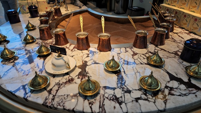 Traditional Turkish Coffee Stand