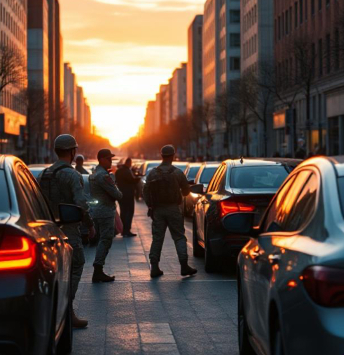 When US reaches dictator point of military checkpoints... to get milk, are people going to have their voting reg listed on their drivers license?
