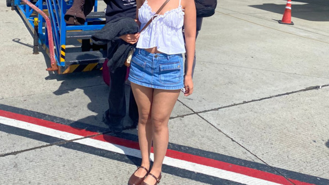 Does this girl dress a little slutty?