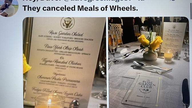 🥀How do you feel about Trump canceling meals on wheels for legitimate needs people and building a self-funding club in The Peoples house?
