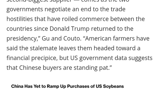 How fucked are USA Midwest farmers? Should they get a socialist bail out due to tariffs? Will USA ever recover Chinese markets again?