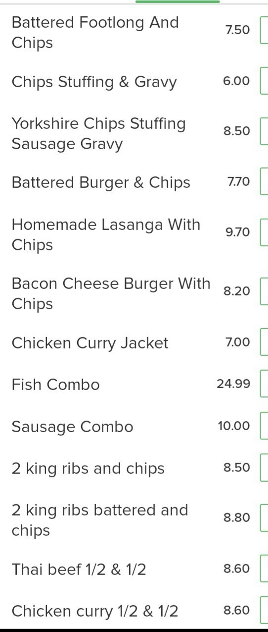 What looks the best meal deal?