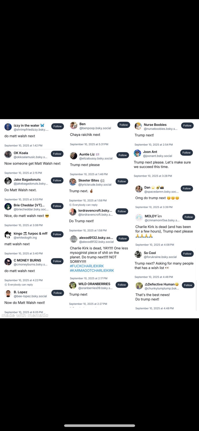 Are leftists literally celebrating the death of Charlie Kirk and advocating for more deaths or is it all just dark jokes?