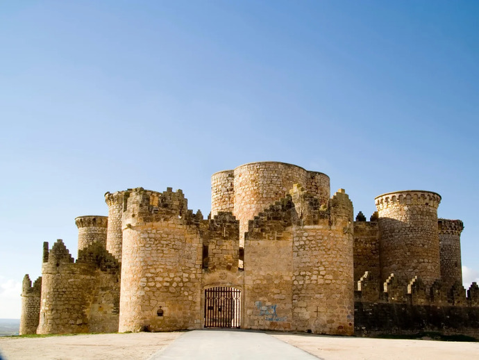 Medieval style architecture. Grey or Brown stones?