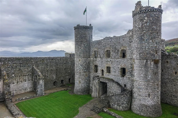 Medieval style architecture. Grey or Brown stones?