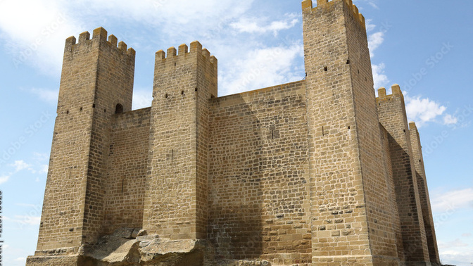 Medieval style architecture. Grey or Brown stones?