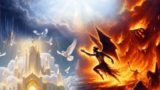 When you die, do you think you go to a spiritual return to a divine realm or a physical resurrection in a literal heaven and hell?