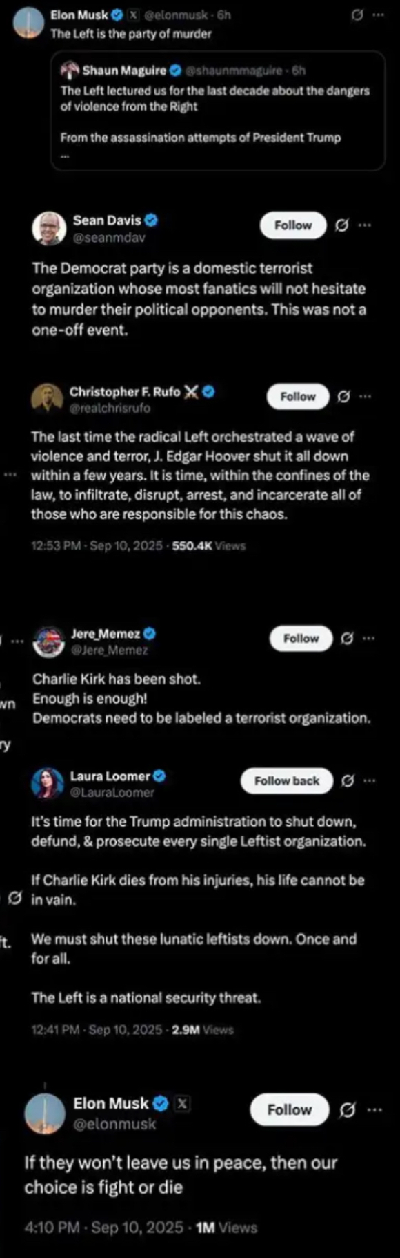 Do you consider ANTIFA is a terrorist organization?