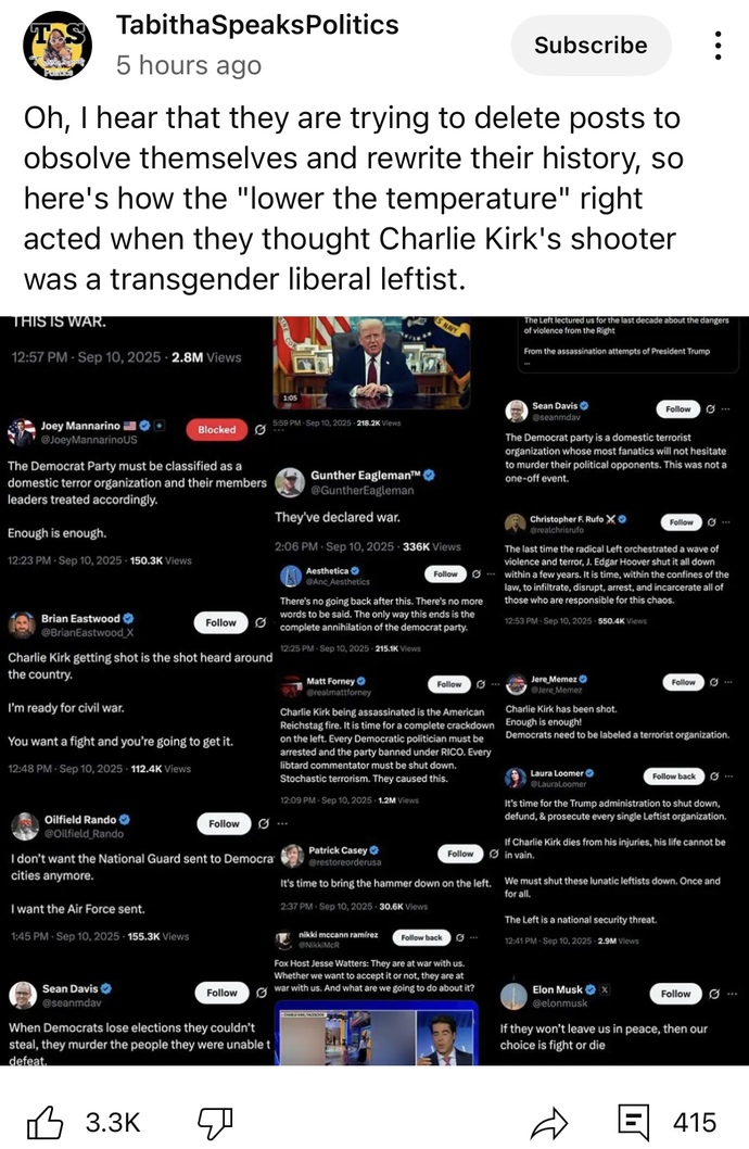 Do you consider ANTIFA is a terrorist organization?