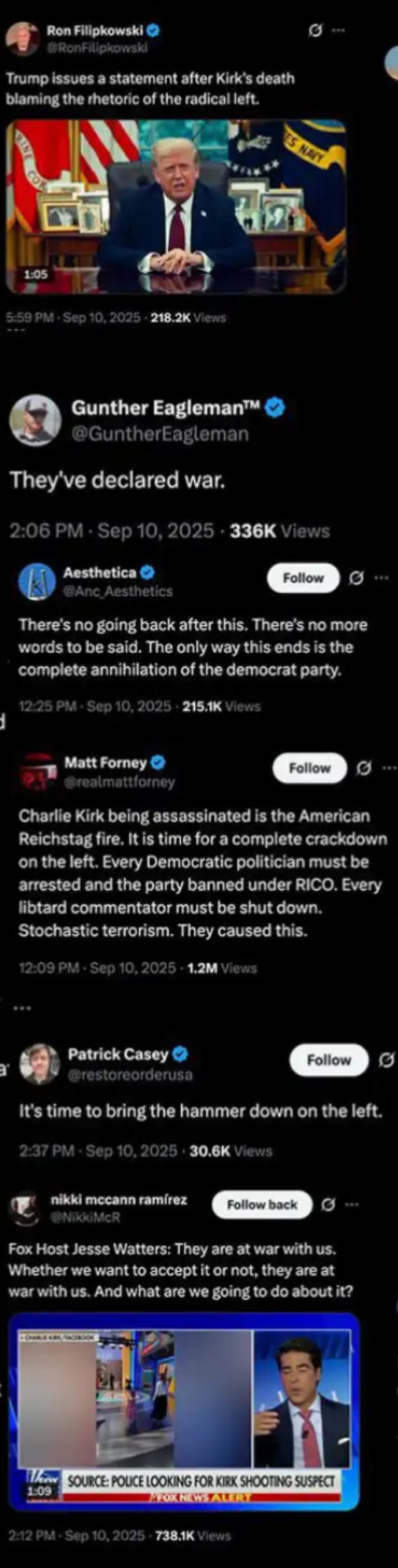 Do you consider ANTIFA is a terrorist organization?