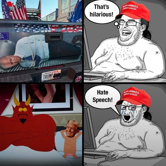 Seriously: How disgusted are you with MAGA's vile hypocrisy when it comes to political violence?