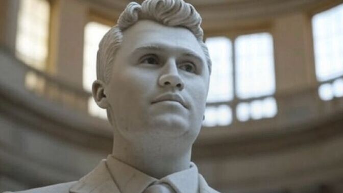 Are you for a large statue of Charlie Kirk being made in the Capitol?