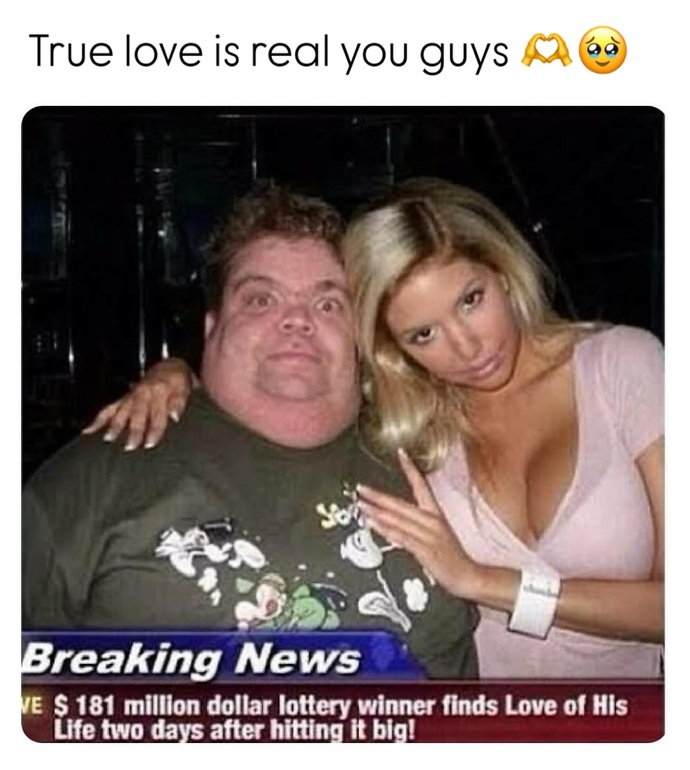 What do you think is more common, a pretty girl with an unattractive guy or a good-looking guy with an unattractive girl?