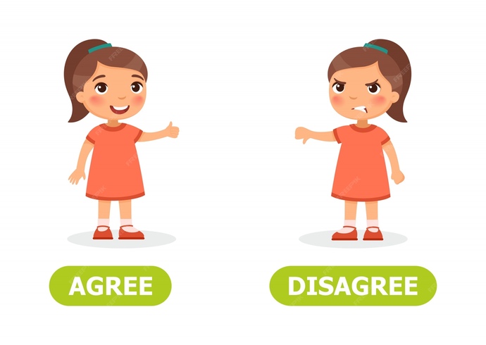 We’re not meant to completely agree with anyone, ever. If you completely agree with someone, you are likely being conned. Agree or disagree?
