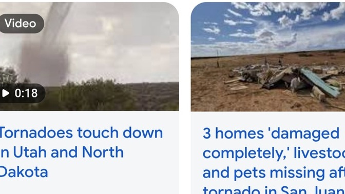 Did the ghost of Charlie Kirk send a tornado on Utah?