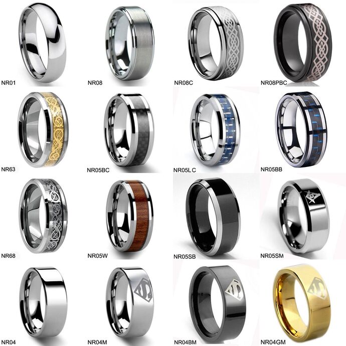 Some Mens Wedding Ring Types