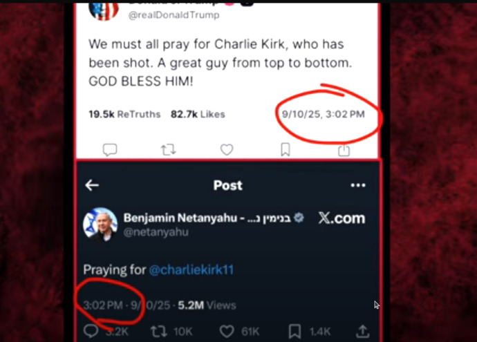You got me wondering. how did satanyahoo comment within less than one minute after DJT?