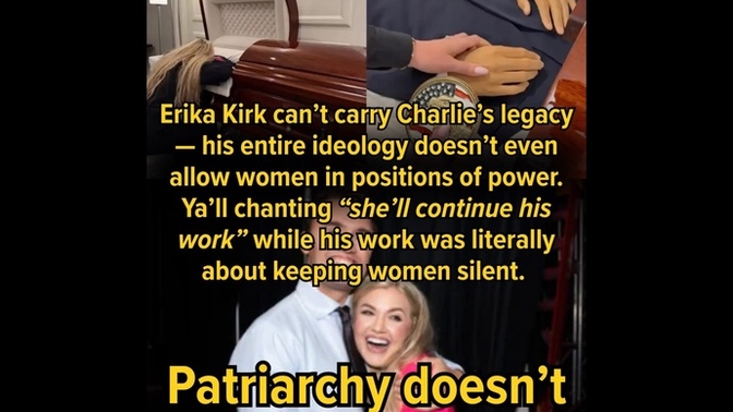 Do you believe the work Charlie Kirk did was about keeping women silent?