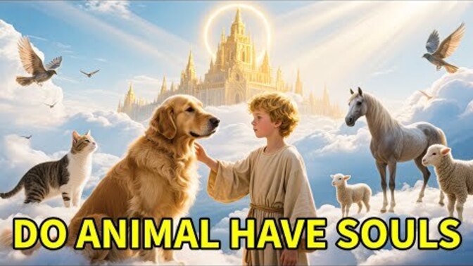 A lot of us have lost out pets. Do animals have souls? Will you watch this video to see if we may see them again in heaven?