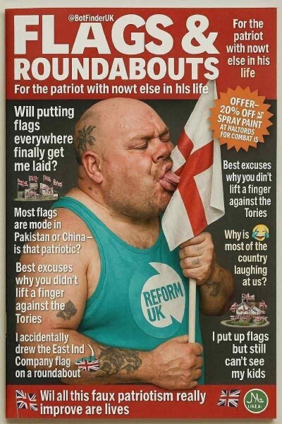 Question for the British. Have there been many flags put up in your area?