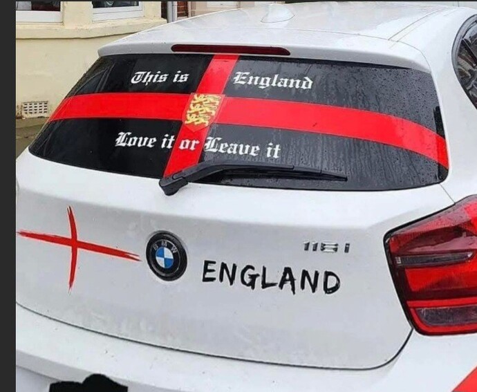 Question for the British. Have there been many flags put up in your area?