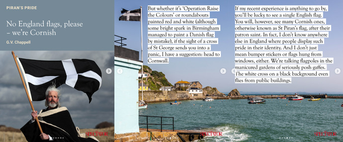 Question for the British. Have there been many flags put up in your area?