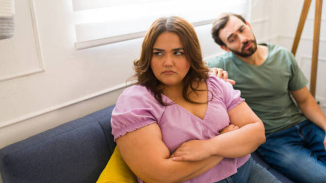 How do you tell your partner you're struggling to be attracted to them due to their weight gain?