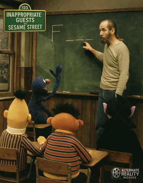 What word that starts with the letter F will Sesame Street learn here today?