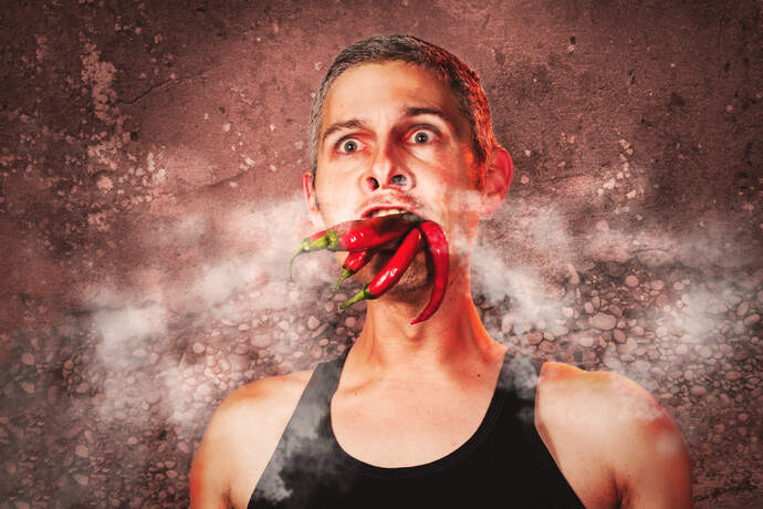 What kind of food is too hot for you to eat?