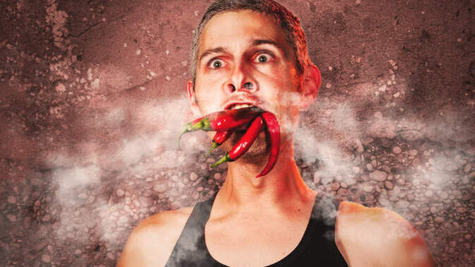 What kind of food is too hot for you to eat?